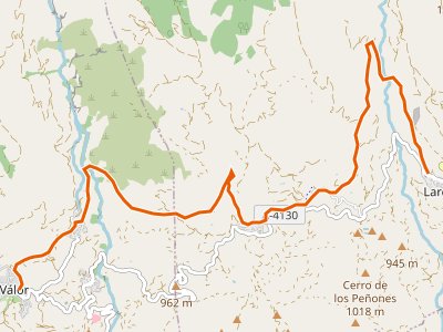 GR-7. Etapa 70S. Laroles-Valor