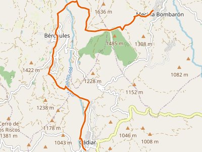 GR-7. Etapa 72S. Mecina Bombarón-Cádiar