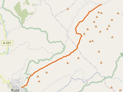 GR-7. Etapa 77N. Pasada de los Arrieros-Rute