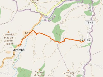 GR-8.2. Etapa 03. La Cuba-Mirambel