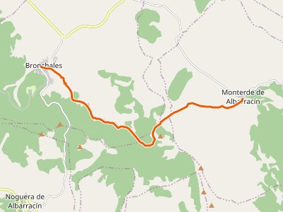 GR-10. Etapa 16. Monterde de Albarracín-Bronchales