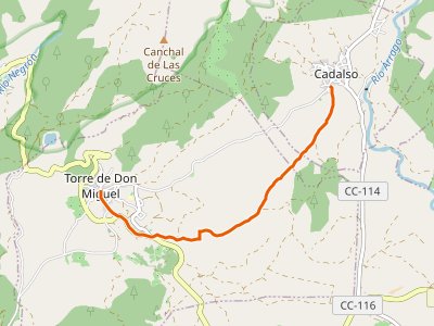 GR-10. Etapa 45. Cadalso-Torre de Don Miguel