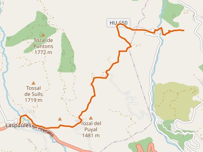 GR-18.1. Etapa 06. Laspaúles-GR-1.8 Castanesa