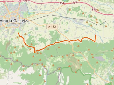 GR-25. Etapa 01. Olárizu (Vitoria-Gasteiz)-Adana