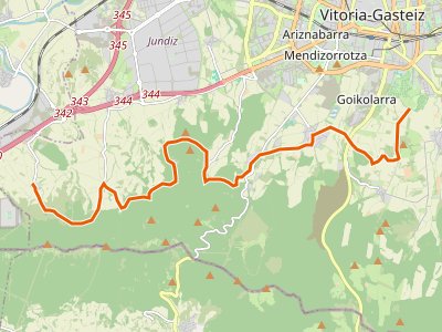 GR-25. Etapa 08. Subijana-Olárizu (Anillo Verde de Vitoria-Gasteiz)
