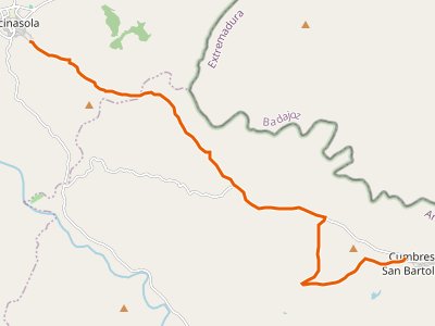 GR-48. Etapa 02. Encinasola-Cumbres de San Bartolomé