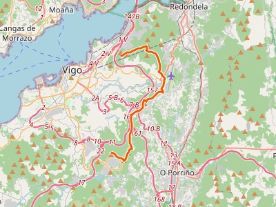 GR-53. Etapa 01. Zoo de Vigo-Universidad de Vigo