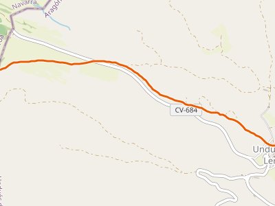GR-65.3. Etapa 05A. Undués de Lerda-Límite con Navarra