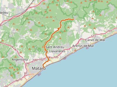 GR-83. Etapa 01. Mataró-Collsacreu