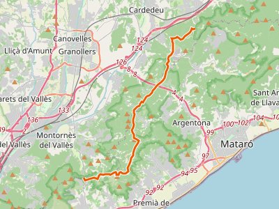 GR-92. Etapa 16. Coll de Can Bordoi-Coll de Font de Cera (Alella)