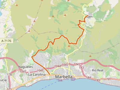 GR-92. Etapa 83. Ojén-Marbella