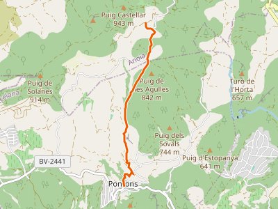 GR-92.5. Etapa 04. Pontons-Castillo de Queralt