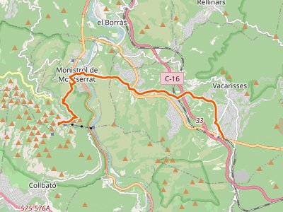 GR-96. Etapa 03. Coll Cardús-Monasterio de Montserrat