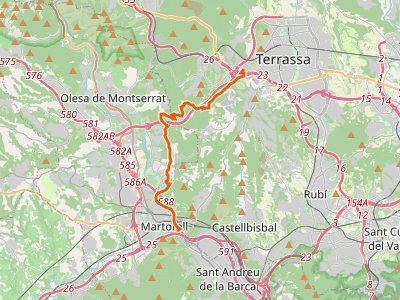 GR-97. Etapa 06. Viladecavalls (Barrio de Can Trias)-Martorell