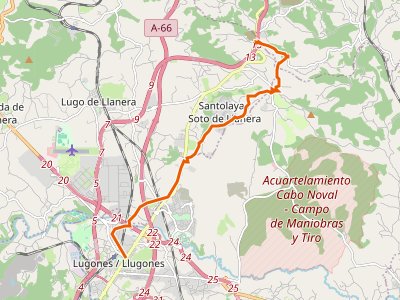 GR-100. Etapa 02. Venta la Puga-Lugones