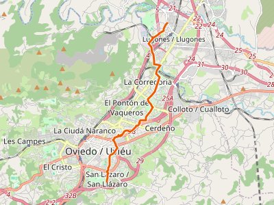 GR-100. Etapa 03. Lugones-Oviedo