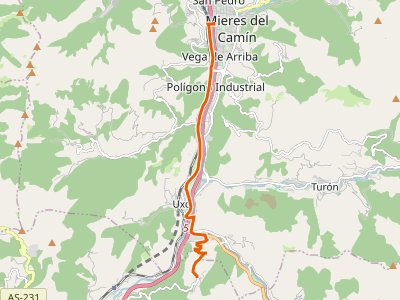 GR-100. Etapa 05. Mieres-Carabanzo