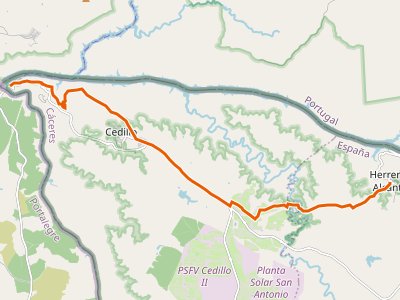 GR-113. Etapa 43. Herrera de Alcántara-Presa Cedillo