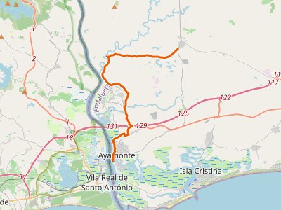 GR-114. Etapa 44. Villablanca-Área de Descanso La Zaballa (Ayamonte)