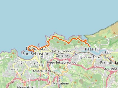 GR-121. Etapa 02. Pasai Donibane-San Sebastián/Donostia