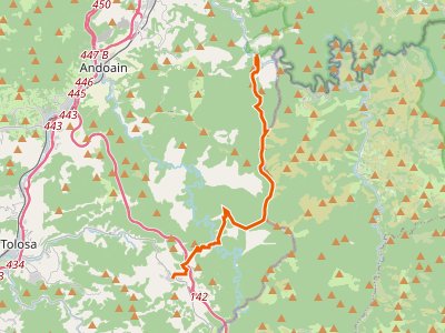 GR-121. Etapa 13. Berastegui-Ugaldetxo
