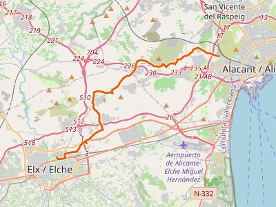 GR-125. Etapa 03. Elche-Alicante