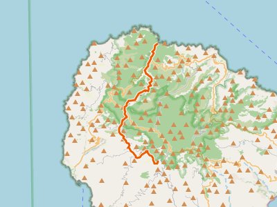 GR-131. Etapa 17. Chipude-Playa de Vallehermoso (La Gomera)