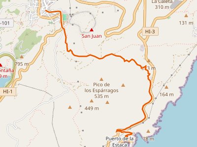 GR-131. Etapa 22. Puerto Estaca-Valverde (El Hierro)