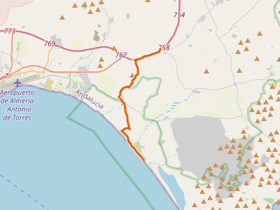 GR-140. Etapa 10. Área de Descanso N-340 Km 21-Cabo de Gata