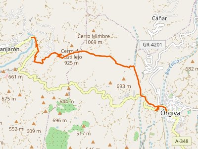 GR-142. Etapa 01. Lanjarón-Órgiva