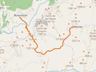 GR-142. Etapa 04. Busquístar-Cástaras