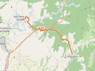 GR-151. Etapa 11. Santa María de Corcó (L'Esquirol)-Sant Pere de Torelló