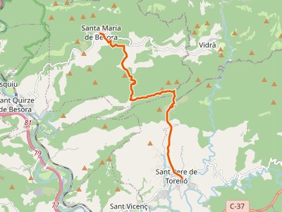 GR-151. Etapa 12. Sant Pere de Torelló-Santa María de Besora