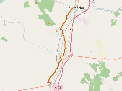 GR-160. Etapa 32. Calamocha-Monreal del Campo