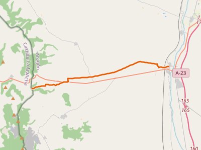 GR-160. Etapa 33A. Monreal del Campo-Límite con Castilla-La Mancha