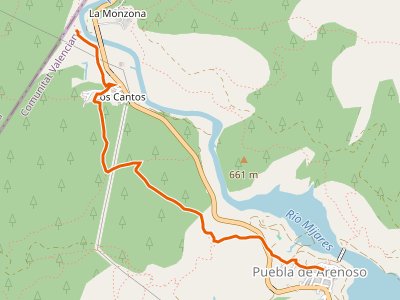 GR-160. Etapa 45B. Los Cantos-Puebla de Arenoso