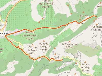 GR-171.3. Etapa 01. Bifurcación Carretera C-43-Barranco de la Fonteta