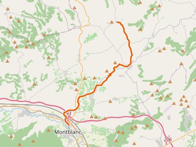 GR-171.5. Etapa 01. Coll de Forès-Montblanc