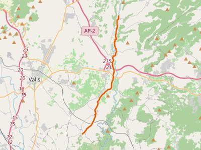 GR-172.1. Etapa 01. Renau-Monasterio de Santes Creus