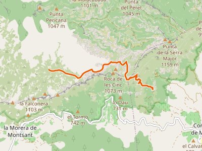 GR-174.1. Etapa 01. Camino de la Llisera-Cartuja d'Escaladei