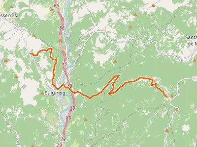 GR-176. Etapa 03. Sant Marçal de Puig-Reig-Sant Pau de Pinós