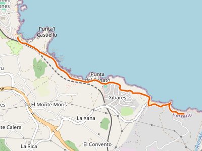 GR-204. Etapa 11. Urbanización de Xivares-Ciudad de Vacaciones de Perlora