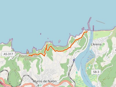 GR-204. Etapa 14. San Esteban de Pravia-Playa de El Aguilar