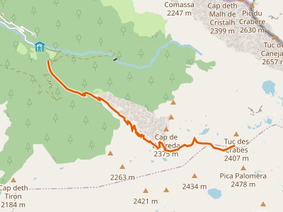 GR-211.3. Etapa 01. Cap de les Comes de Liat-Refugio de la Honeria