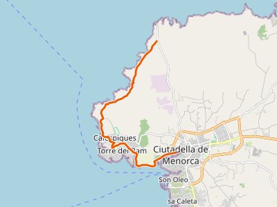 GR-223. Etapa 10. Punta Nati-Ciutadella