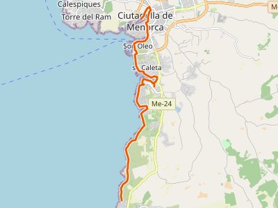 GR-223. Etapa 11. Ciutadella-Cap d'Artrutx