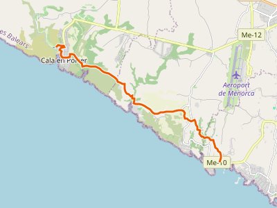 GR-223. Etapa 17. Cala en Porter-Cap d'en Font