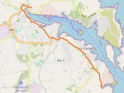 GR-223. Etapa 20. Cala de Sant Esteve-Mahón/Maó