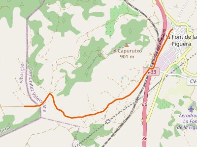 GR-239. Etapa 05. La Font de la Figuera-Límite Autonómico