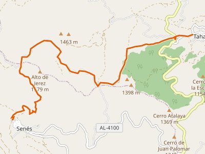 GR-244. Etapa 03. Tahal-Senés